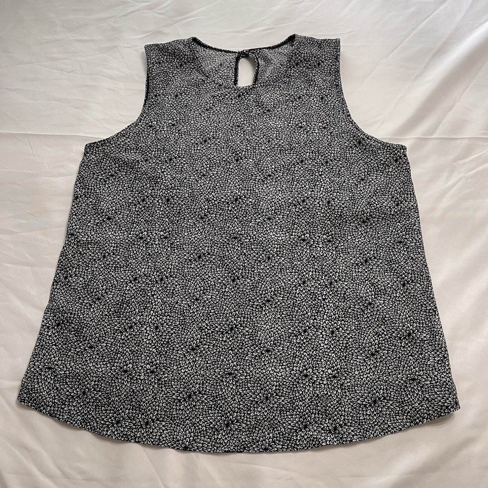 Lululemon "Low Key" Women's Print Sleeveless Keyhole Back Tank Top Size M/L